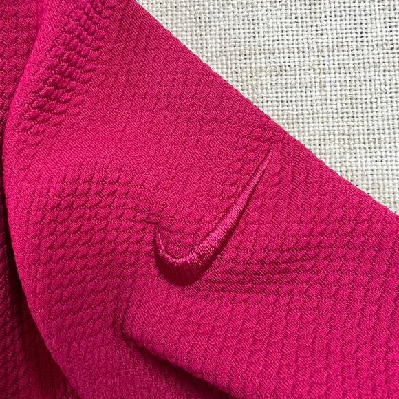 Nike Full Zip Active Jacket Women's S Fuchsia Pink Textured Golf Hiking Walking - Picture 4 of 8